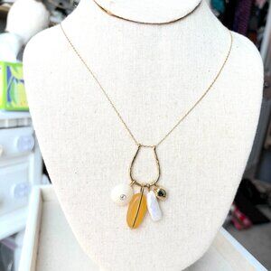 Sail Away Cluster Pendant in Clementine